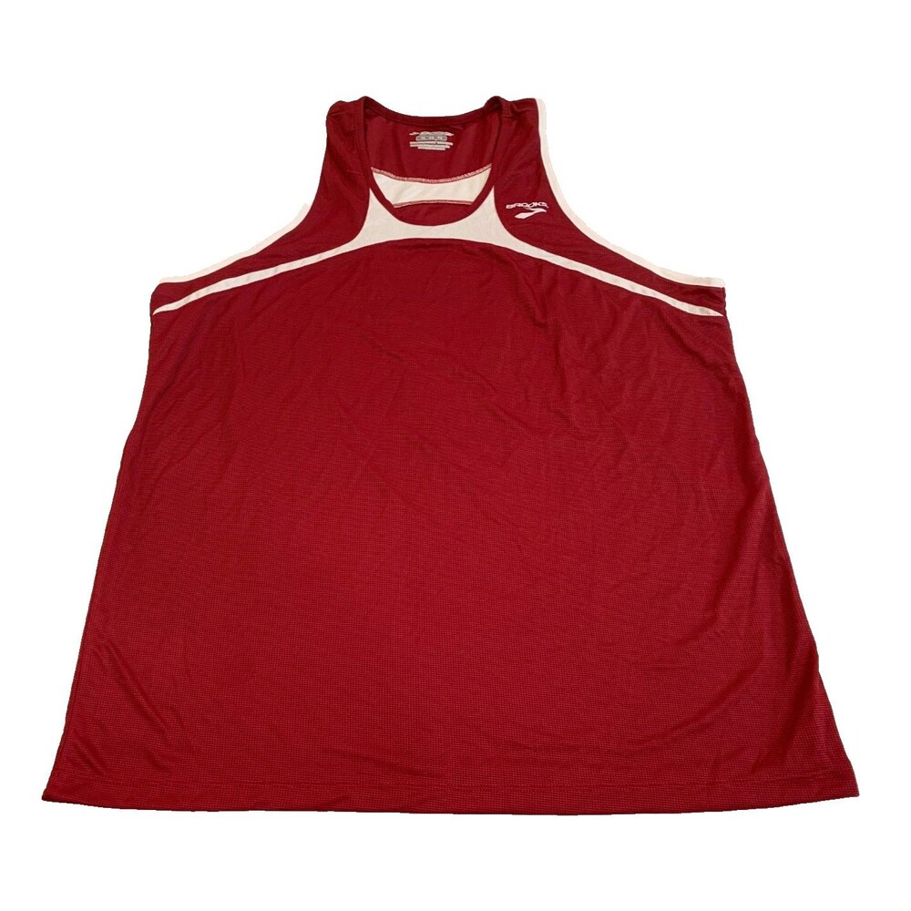 NWOT BROOKS EQUILIBRIUM MENS ATHLETIC RACERBACK SLEEVELESS SHIRT SIZE XL